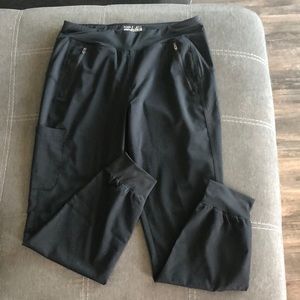 Black yoga nursing scrubs